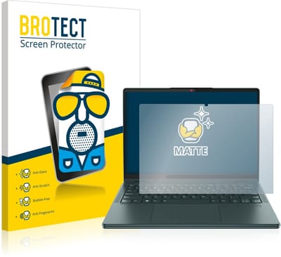 BROTECT - Screenprotector voor Lenovo Yoga 6 13.3" (7. Gen.) - Folie Beschermfolie matte 2 Stuks