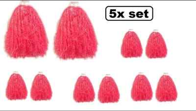 5x Cheerball set  ringgreep roze