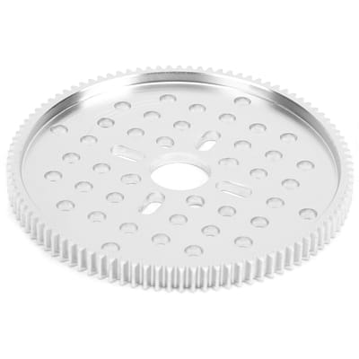 Cilindrisch aluminium spurwiel 96 tanden Mod 0.8 14 mm centraal gat Gereedschap white