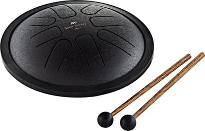 Meinl SSTD1BK – Small Steel Tongue Drum 7" (F‑Minor, Zwart)