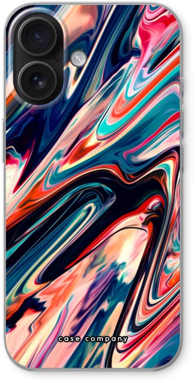 Case Company® - Hoesje geschikt voor iPhone 16 hoesje - Quantum Being - Soft Cover Telefoonhoesje - Bescherming aan alle Kanten en Schermrand