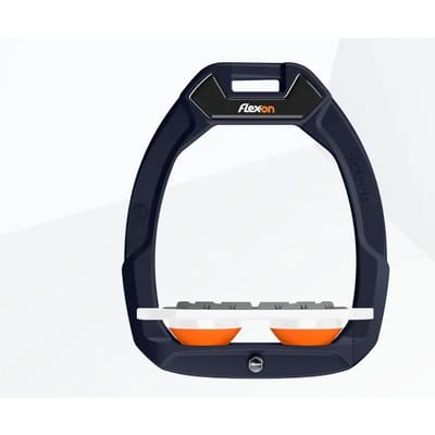 Veiligheidsstijgbeugels Plat Grip Aluminium/Wit/Oranje Flex-On Safe-On