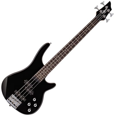 3/4 Chicago Basgitaar van Gear4music, Zwart