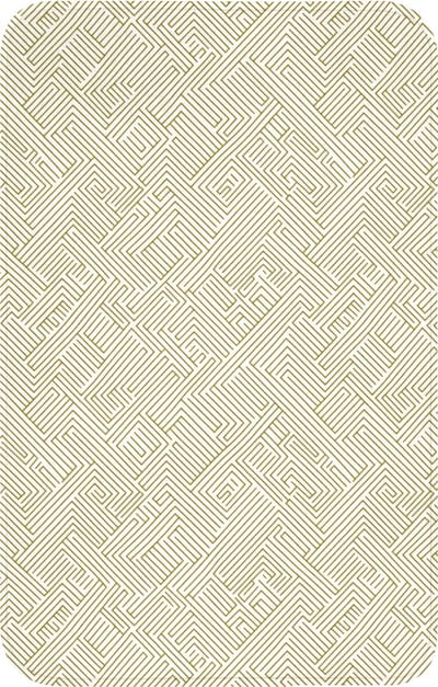 WC mat 50x80 cm - Antislip - Geometrisch - Lijnen - Groen - Toiletmat - Vloermat - Douchemat - Toilet tapijt - Toiletmatten