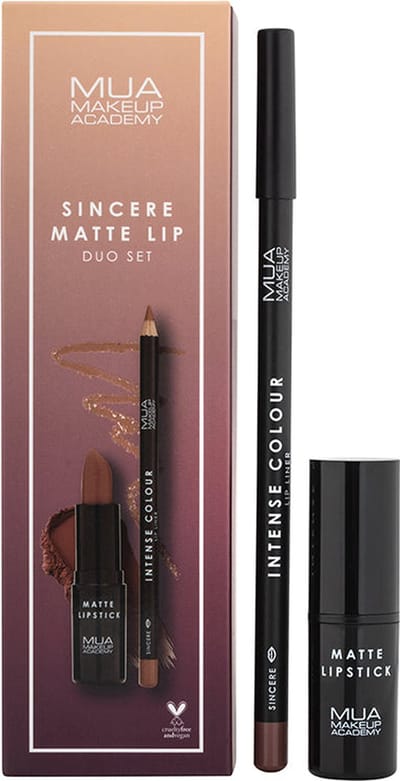 MUA Matte Lip Duo Set - Sincere