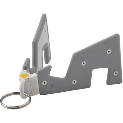 Support de téléphone portable de bureau portable Porte-clés créatif Support de téléphone pliant Stable Ultra Support de téléphone Pour Ipad Tablette Téléphone portable gris