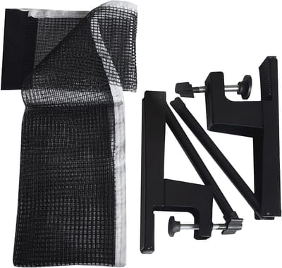 Tafeltennisnet - Pong Net - Sport Training - Draagbaar en Verstelbaar - 1.5 Meter - Zwart