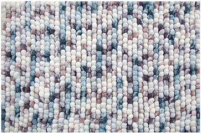 Badmat, douchemat, microvezel, hoogpolig, pluizig, antislip, geschikt voor vloerverwarming, 60x90 cm, Berry