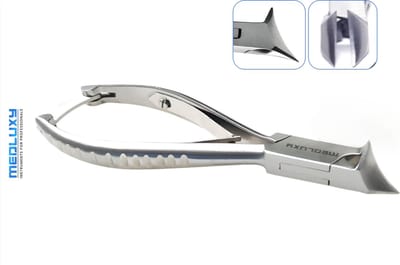 MEDLUXY® Pro - Nageltang Koptang - Rond 'full moon' - 14 cm - 21 mm - MP0602 (Dwarssnittang, Kopknipper, Nagelknipper)