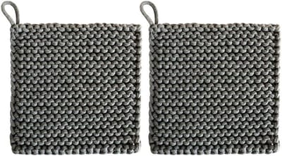 Pannenlappen, 2 STKS Vierkante Katoen Weave Coaster Hittebestendige Placemats voor Hot Bowl Theepot Pot Plaat