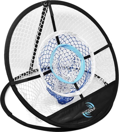 Chipping Net - Golf Trainer - Golf Oefenen - Pop-up Ontwerp - 50 cm - Zwart