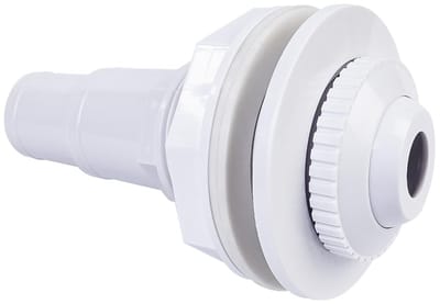 Dailygoods- Zwembadinlaatmondstuk 14 cm - Verstelbare Kop - Slangaansluitingen 32/38 mm - Efficiënte Watercirculatie - Flexibel - Optimaliseer Filtratie - Inlaatstuk
