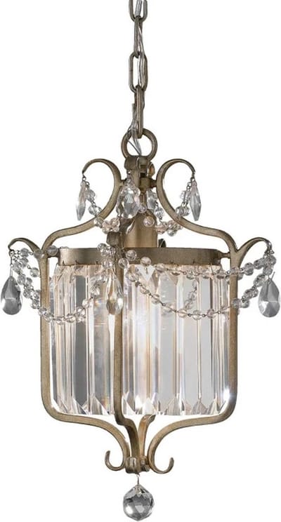 Landelijke Hanglamp - Steady Lighting - Glas - Landelijk - E27 - L: 26.7cm - Voor Binnen - Woonkamer - Eetkamer - Zilver
