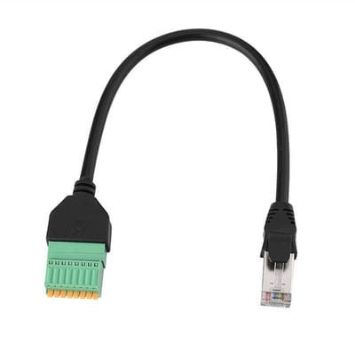 OmGoods - Dailygoody - RJ45 Male Jack Adapter - Tangle Free - Compact - Ethernet Kabel - Stabiele Signaaloverdracht - Geschikt voor PC, laptops, routers