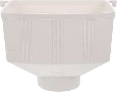Regenpijp Accessoire - Afvoergoot Fitting - Waterafvoer Sturen - Duurzaam Kunststof - 22.5 x 15 x 13 cm - Wit