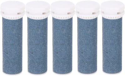 Dailygoods- Vervangende Rollers 5 Stuks - Grove Rollers - Eeltverwijderaar - Voetverzorging - Wasbaar Materiaal - Effectieve Verwijdering Ruwe Huid