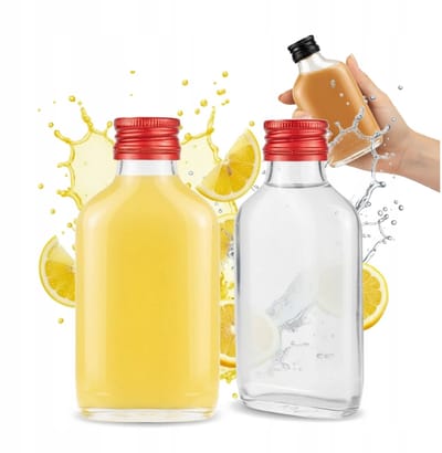 Bimberek - Flessenset - 100ml - Schokbestendig Glas - Diverse Kleuren