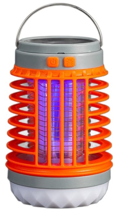Elektrische LED-muggenlamp - Buiten USB oplaadbaar, Solar-vallamp - Oranje - 1 st.