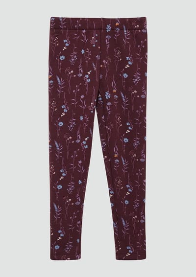s.Oliver - female - Behaaglijke thermische fleece legging met all-over print