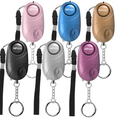 Persoonlijk Alarm Zakalarm met Sirene en LED Zaklamp voor Zelfverdediging
