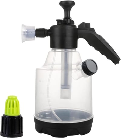 Schuimspuitfles - Drukspuit - Auto reinigen - Handmatige tuinpomp - 3 liter - Wit