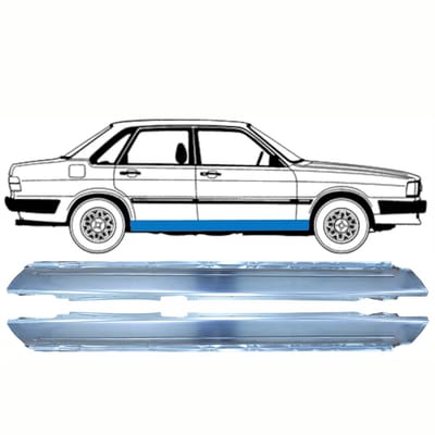 Volledige dorpel voor Audi 80 B2 1978-1986 / Links + Rechts / Set