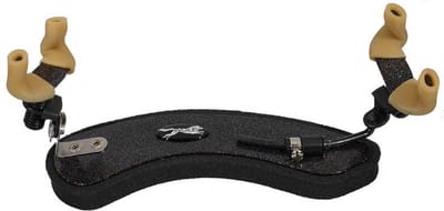 Wolf SR-24-BLA schoudersteun voor viool, Forte Secondo, Stardust Black, geschikt voor 1/2-1/4