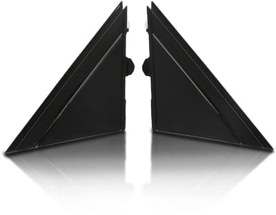 Cosensi - Dailygoods - Dailygoody - Deurspiegel Driehoek - Vervangingsdeel - Helder zwart - Buitenspiegel Trim - Geschikt voor 500 2012-2017 - Exterieur Accessoire