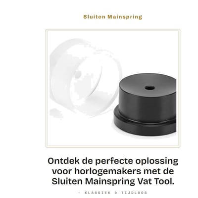 Dailygoods- Mainspring Vat Tool Professionele Horlogemaker - Horloge Reparatie Tool - Duurzaam Materiaal - Compact Formaat - Hoogwaardige Prestaties - Veilig in Gebruik - Horloge Reparatietool
