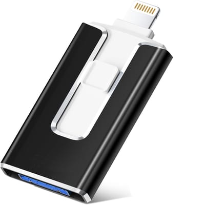 Ynkkvre -USB Stick voor PC, telefoon - USB 3.0 4in1 - USB C - 128GB - Mini USB - Flash Drive - Telefoon Geheugenuitbreiding -zwart