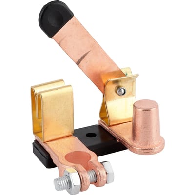 12V?24V Batterij Onderbreker Schakelaar Bovenpool Mes Hoofdschakelaar voor Auto Vrachtwagen Camper Marine Boot beige
