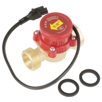 Dailygoody - Water Flow Switch - Waterpomp - Automatische werking - Rood - Lage waterdruk - Huishoudelijk gebruik - 220V