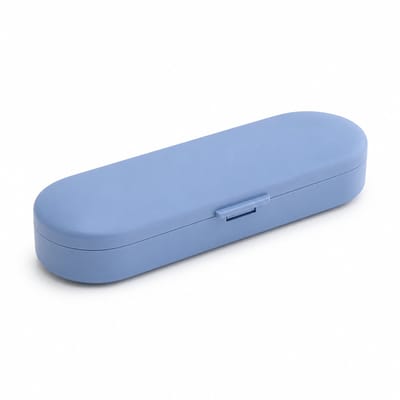 Cabantis® Mini Magnetische Pillendoos – Medicijndoosje met Vakjes – Compact & Discreet Reisformaat – Blauw