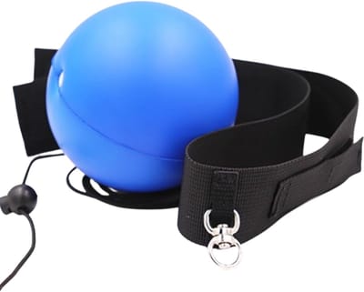 Boksbal Hoofdband - Reflex Bal - Reactievermogen Trainen - Interactieve Training - Verstelbaar 46-60 cm - Multicolor