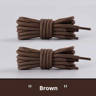 2 Paar Klassieke Ronde Schoenveters voor Sneakers Laarzen Wandelschoenen Schoenveter Oxford Heavy Duty en Duurzaam Schoenveters 90cm bruin
