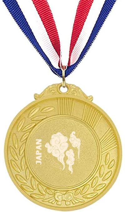 Akyol - japan medaille goudkleuring - Piloot - toeristen - japan cadeau - beste land - leuk cadeau voor je vriend om te geven
