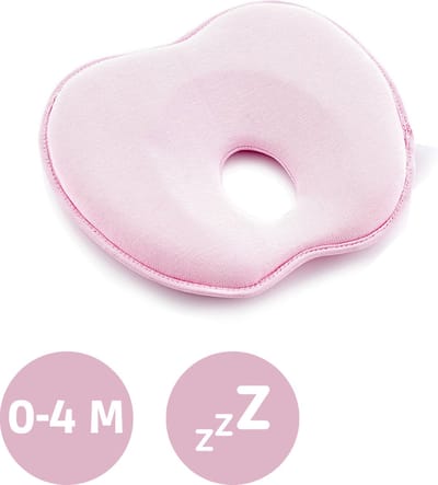 Babyjem Kussen Vlak Hoofd Preventie - Pink