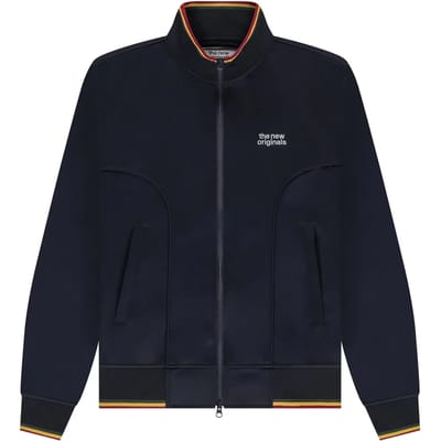 Ronde hals en zip trainingsjack The New Originals Emblem