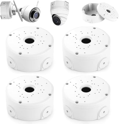 Junction Box voor Camera's 4pcs - Waterdicht - ABS Kunststof - Bescherming tegen weer en vuil - ShopVlot