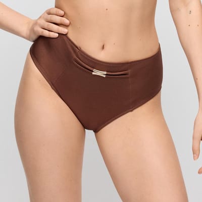 Marie Jo Swim Hello Sunset Bikini Taille Slip 1008851 Sepia - maat 40