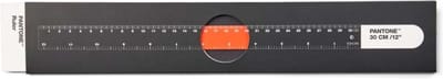 Copenhagen Design - Liniaal 30 cm - Orange 021 C - Roestvast Staal - Oranje