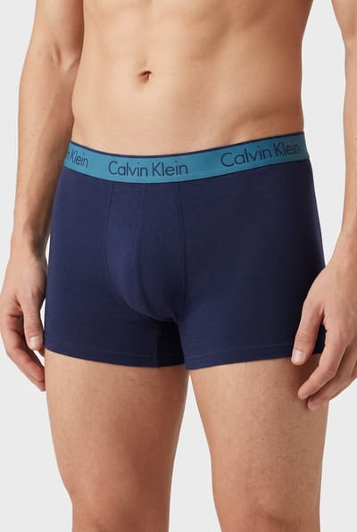 Calvin Klein 2-pack Trunk Bluesteel/bold Navy Taglia: M | Biancheria intima Outlet | Uomo | Blu