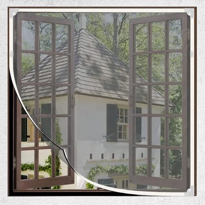 Verstelbaar Vliegenraam voor Raam 100 cm x 120 cm - Glasvezel Insectennet met Installatieaccessoires en Handleiding (Wit Frame met Grijs Net)