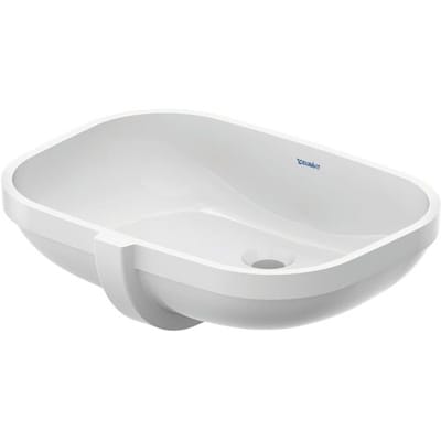 Duravit D-Code - Onderbouw wastafel 56x40 cm, zonder kraangat, alpine wit 0338560000