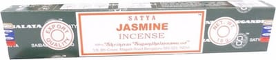 Satya Nag Champa wierook stokjes - Jasmine - 1x pakje van 12 stuks - 15 gram