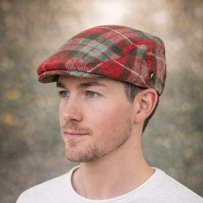 Hatman of Ireland Flat Cap Unisex Aran Fraser 100% Iers scheerwol Maat S/M (56-58cm)