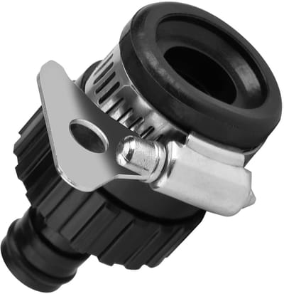Allecto - Faucet Adapter voor Tuinslang - Universele Connector - Rvs en Rubber - Perfect voor Keuken en Tuin - Eenvoudige Installatie - Tuinaccesso...