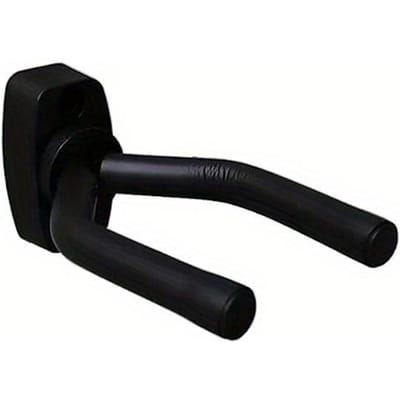 1 stuks Gitaar Muurbeugel Houder Standaard Verstelbare Gitaar Hanger met Veilige Klem, Ruimtebesparende Wandgemonteerde Display voor Thuis Muziekkamer, Studio 1PC black
