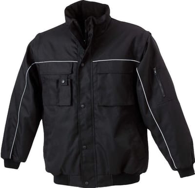 James & Nicholson JN810 Werkjack ZwartM