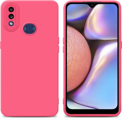 Cadorabo Hoesje geschikt voor Samsung Galaxy A10s / M01s in FLUID ROOD - Beschermhoes gemaakt van flexibel TPU silicone Cover Fluid Case